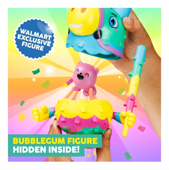 : ROBLOX Pinata Smashlings Donkey Figure Bubblegum Figure W/ DLC Code Exclusive - Picture 5 of 6